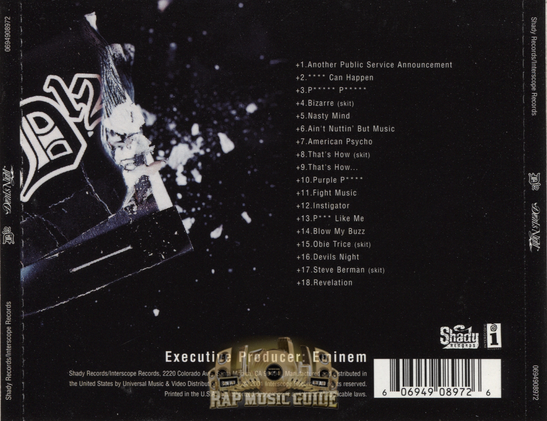 D12 - Devil's Night: CD | Rap Music Guide